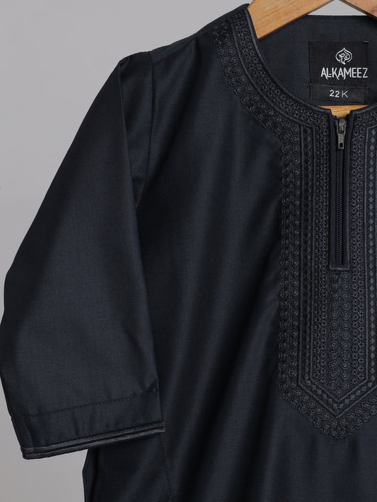 Hayat Moroccan Midnight Blue Thobe - Kids