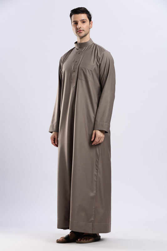 Everyday Saudi Sand Brown Thobe - Men