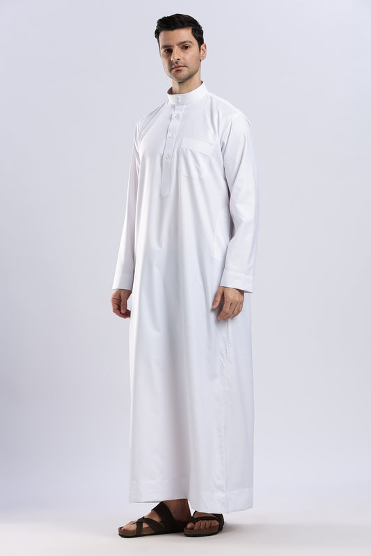 Everyday Saudi White Thobe - Men