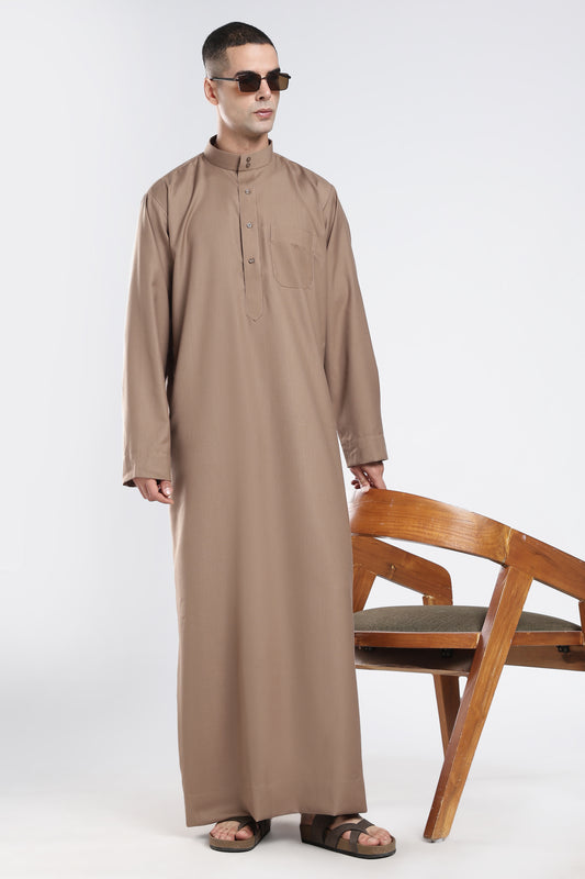Everyday Saudi Oak Brown Thobe - Men