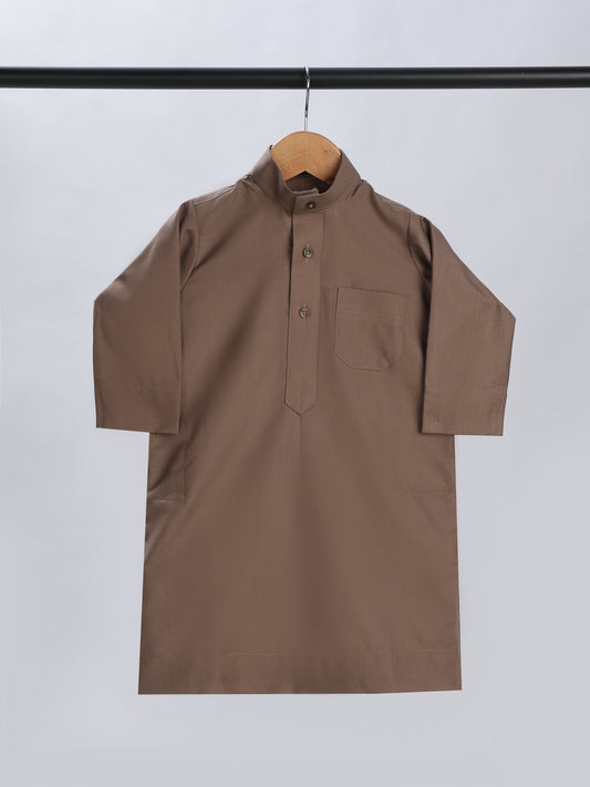 Everyday Saudi Oak Brown Thobe - Kids