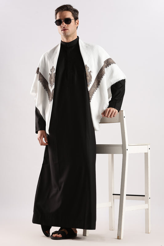 Everyday Saudi Black Thobe - Men