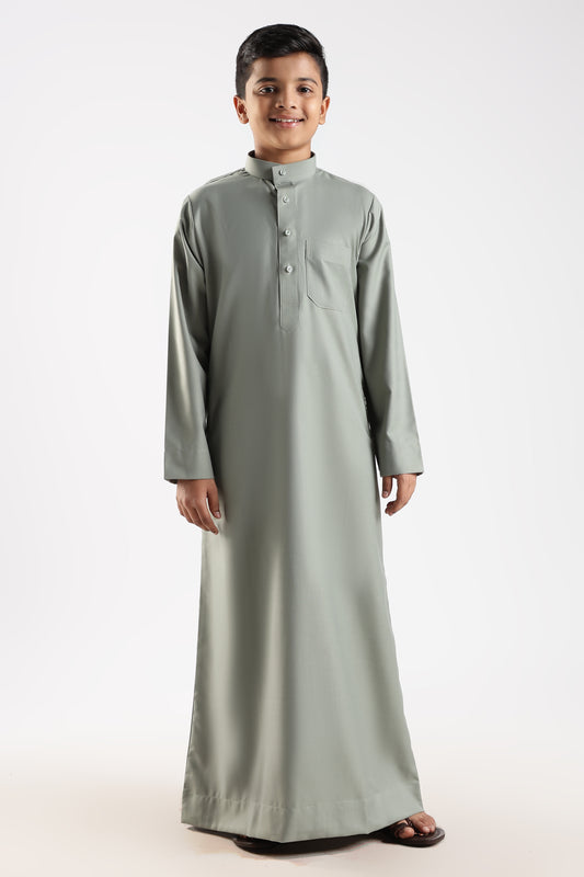 Everyday Saudi Sage Green Thobe - Boys