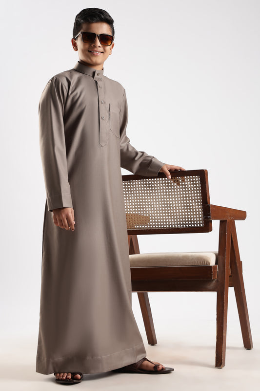 Everyday Saudi Sand Brown Thobe - Boys