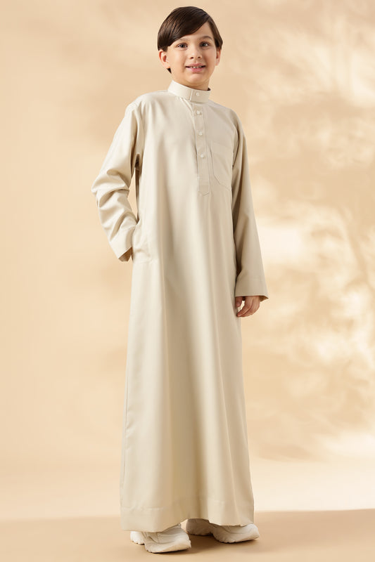 Everyday Saudi Nude Beige Thobe - Boys
