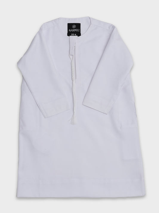 Classic Emarati White Thobe - Kids