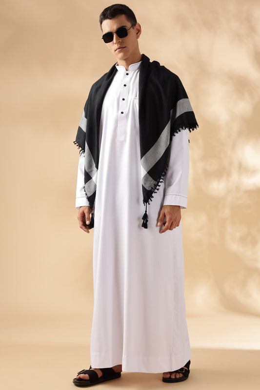 Noon White Thobe - Men