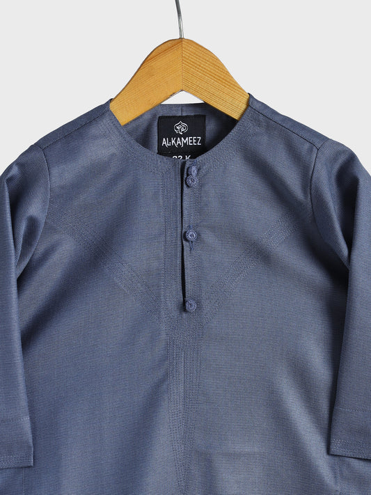 Majestic Omani Pigeon Blue Thobe - Kids