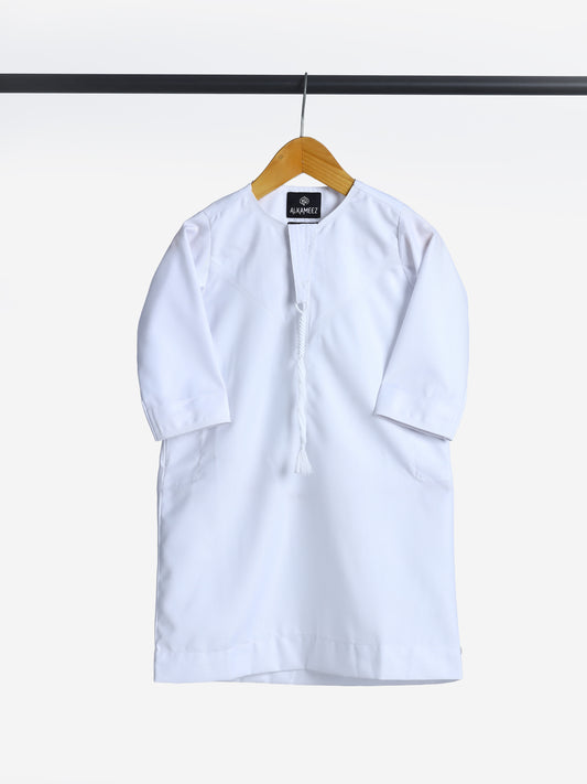 Classic Emarati White Thobe - Kids