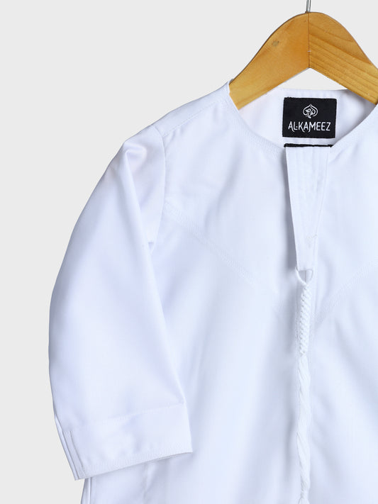 Classic Emarati White Thobe - Kids