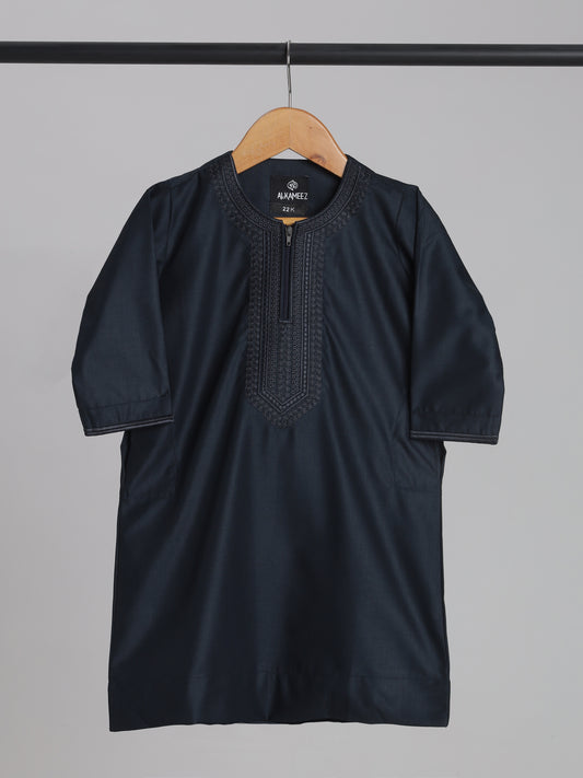 Hayat Moroccan Midnight Blue Thobe - Kids