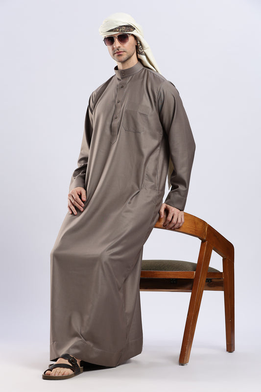 Everyday Saudi Sand Brown Thobe - Men