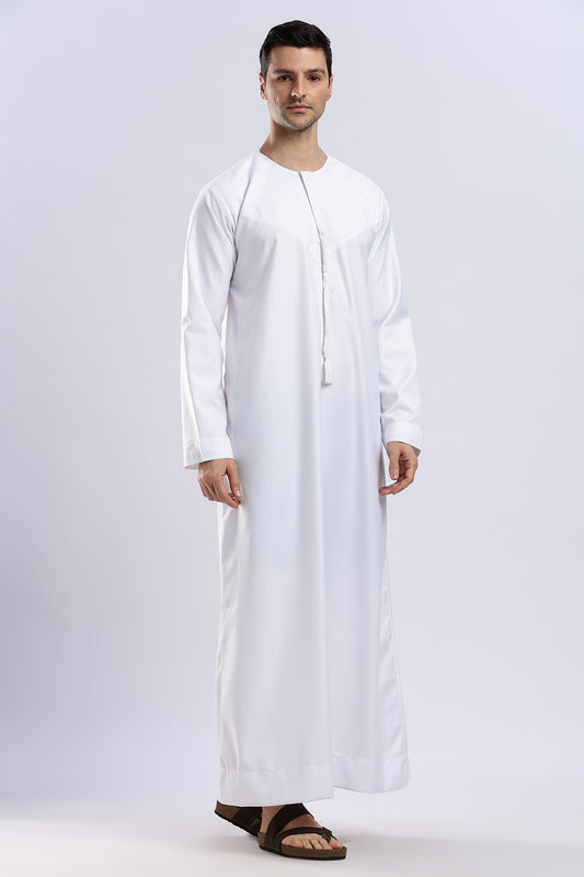 Classic Emarati White Thobe - Men