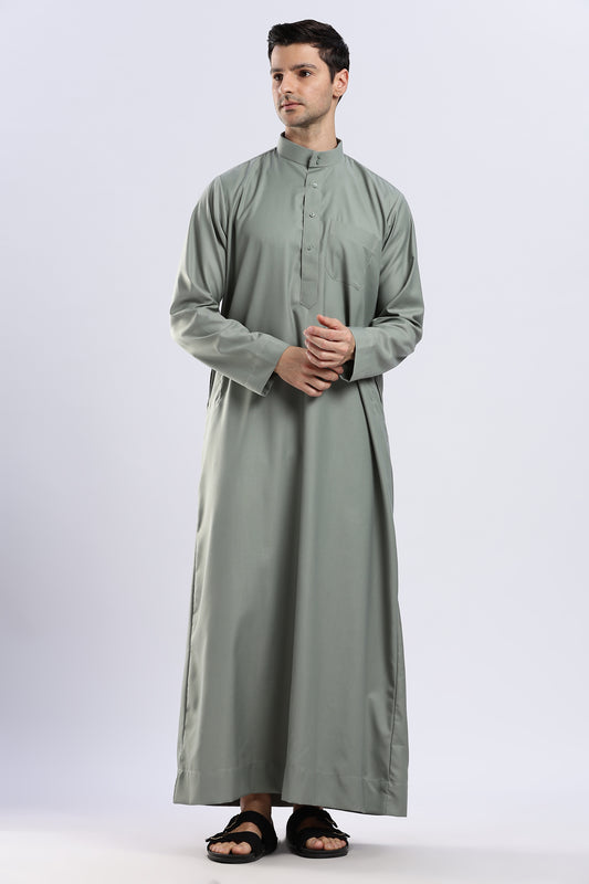 Everyday Saudi Sage Green Thobe - Men