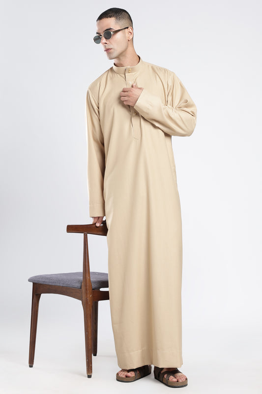 Everyday Saudi Cream Thobe - Men