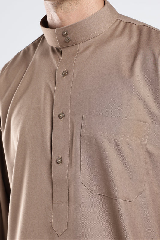 Everyday Saudi Oak Brown Thobe - Men