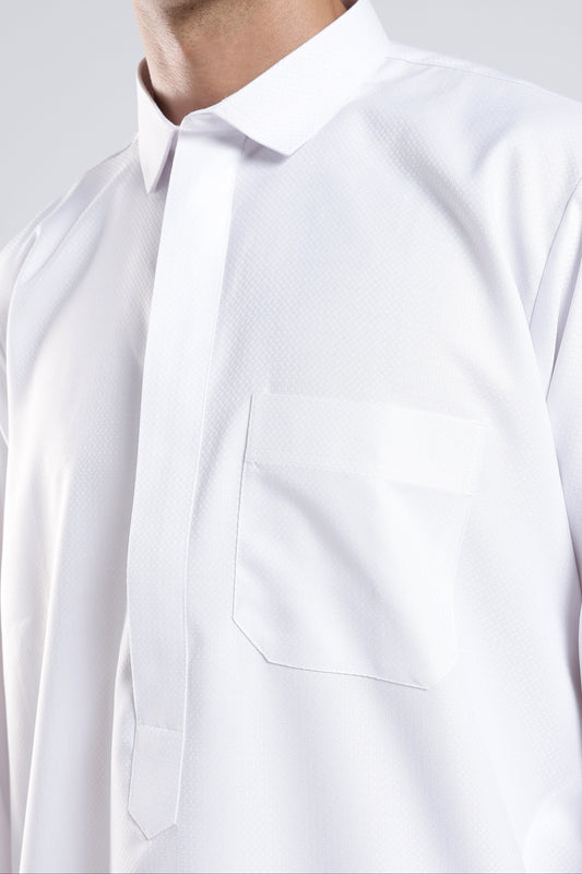 Zayn Qatari White Thobe - Men