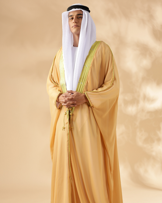 Al Madeena Cream Bisht - Men