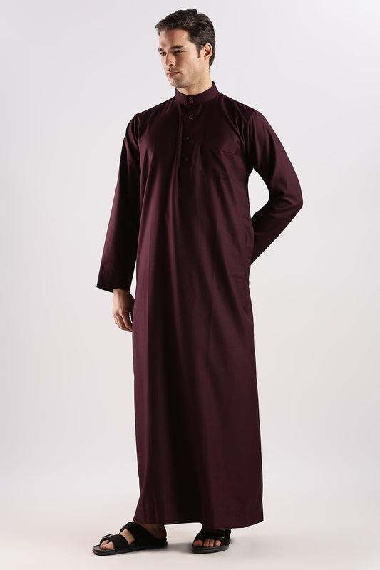 Everyday Saudi Plum Purple Thobe - Men