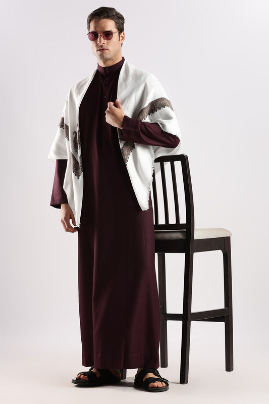 Everyday Saudi Plum Purple Thobe - Men