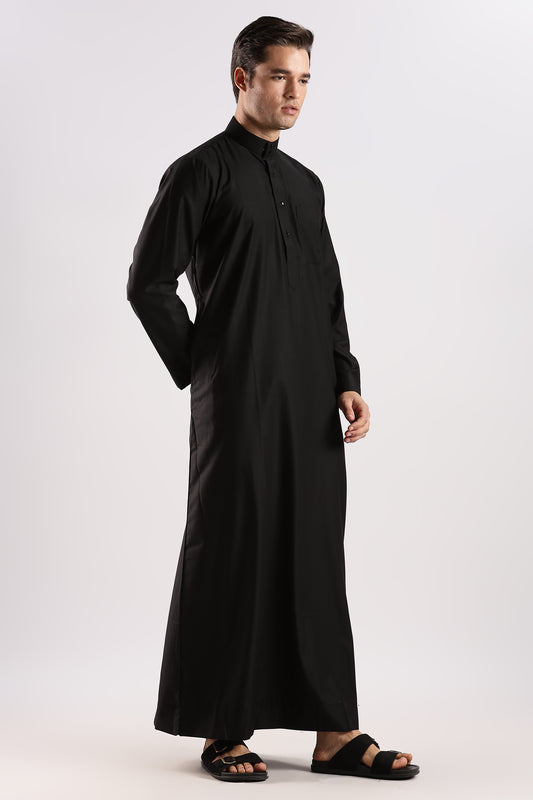 Everyday Saudi Black Thobe - Men