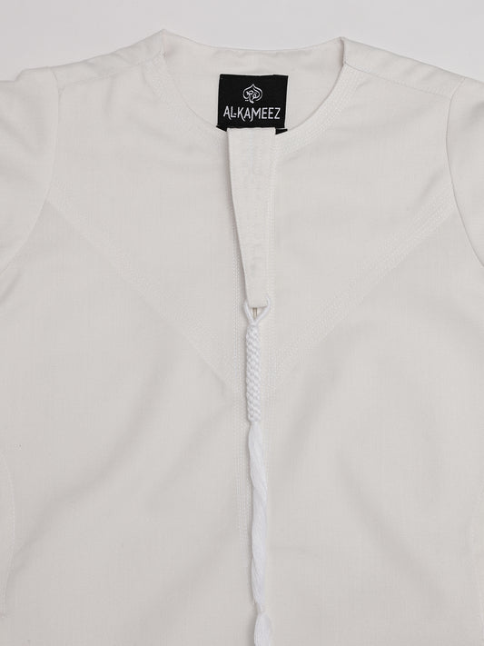 Classic Emarati Off White Thobe - Kids