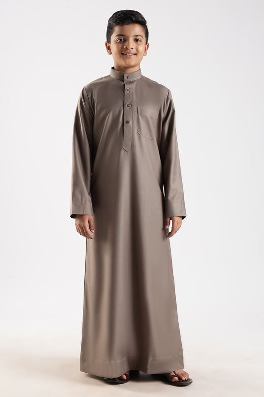 Everyday Saudi Sand Brown Thobe - Boys